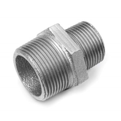 Nypel redukcyjny ocynkowany 1/2 x 3/8 cala DN15X10