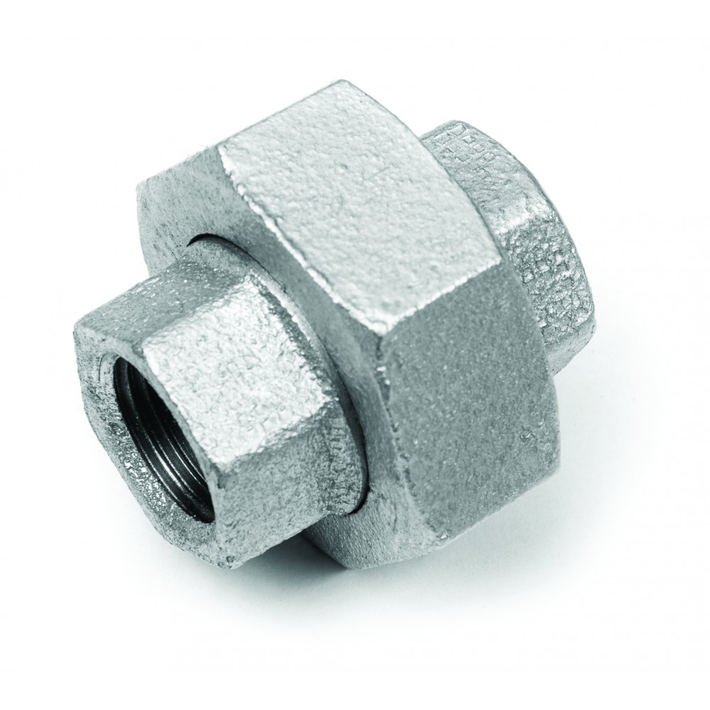 Dwuzłączka ocynkowana płaska z uszczelką gwint wewnętrzny 2 1/2 cale DN65