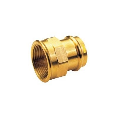 Mufa przejściowa 15x3/4 brąz B Press Gas