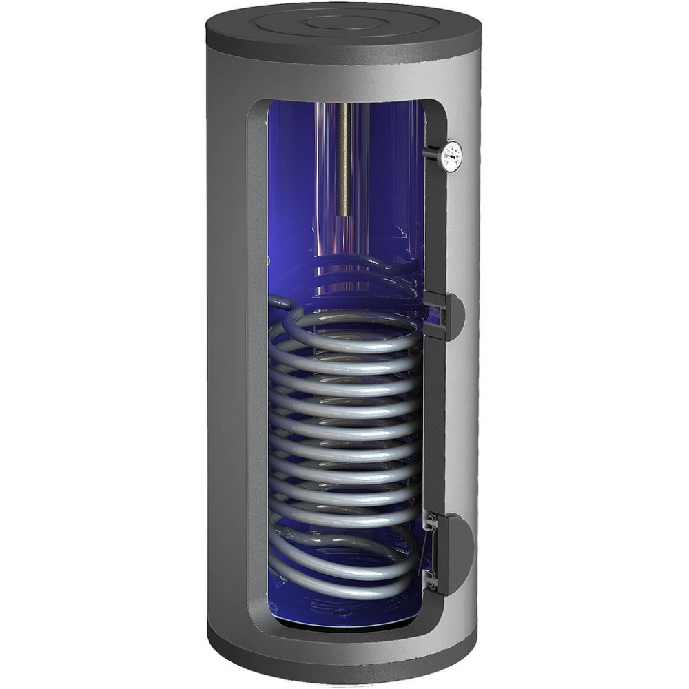 Wymiennik c.w.u. SW-140.TERMO-MAX, 140 litrów, stojący z wężownicą spiralną