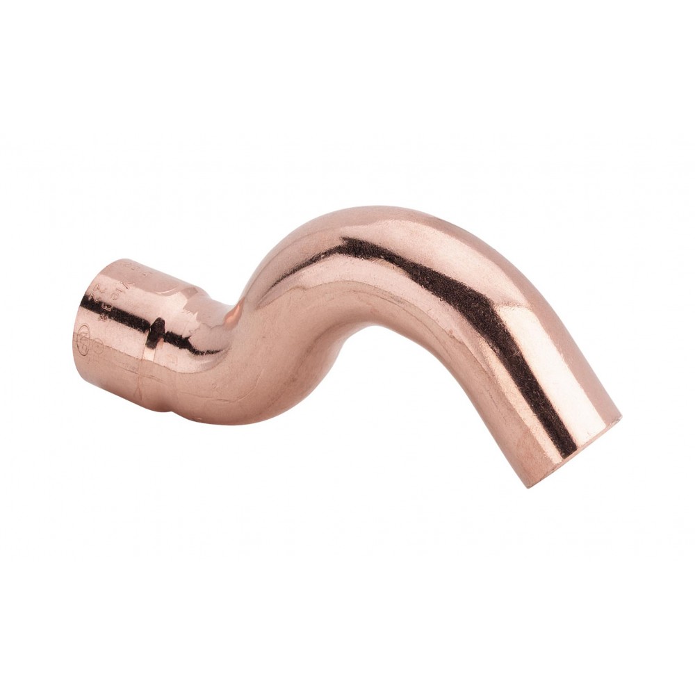 Obejście miedziane nyplowe 15mm