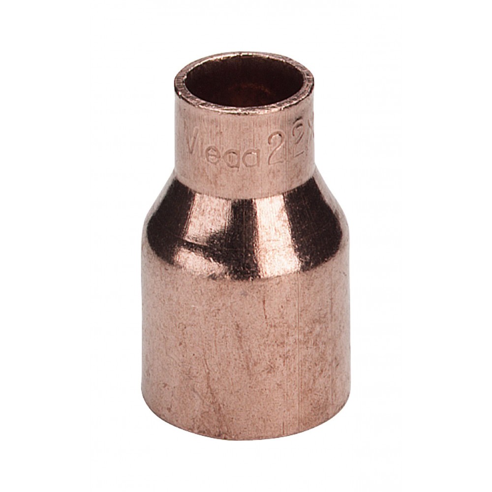 Nypel miedziany redukcyjny 28x22