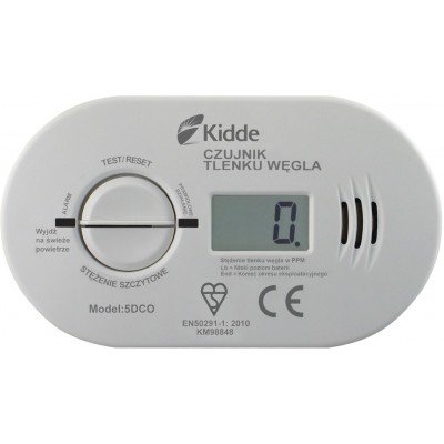 Czujnik tlenku węgla z wyświetlaczem LCD (baterie w komplecie)