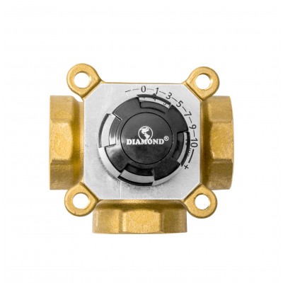 Zawór regulacyjny 3-drogowy DN 25 1 cal