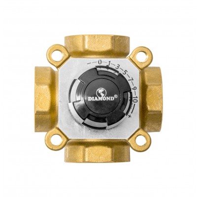 Zawór regulacyjny 4-drogowy DN 25 1 cal