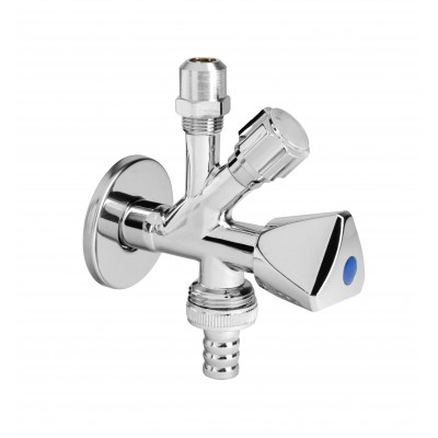 Zawór zaporowy kombinowany grzybkowy chrom