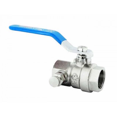 Zawór kulowy z rączką dławicą i odpowietrznikiem PN30 Hiszpan DN20 3/4 cala