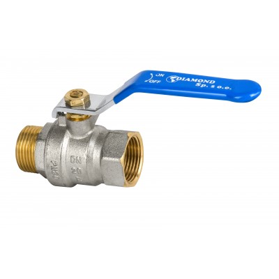 Zawór kulowy z rączką i dławicą wz PN30 Hiszpan DN20 3/4 cala