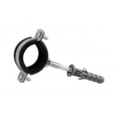 Obejma metalowa z wkładką tłumiacą - komplet 2 cale 60-64mm