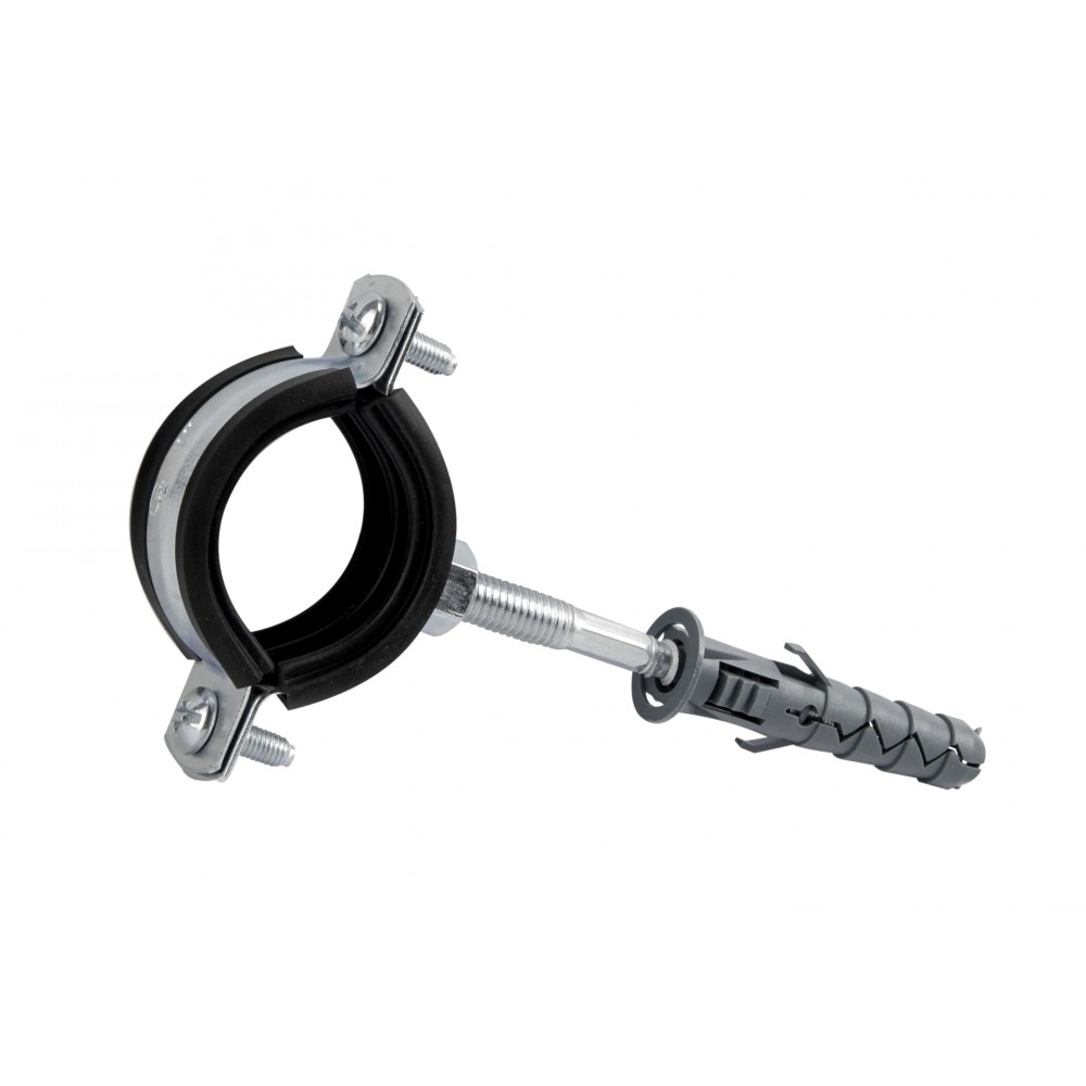 Obejma metalowa z wkładką tłumiacą - komplet 3/8 cala 15-19mm