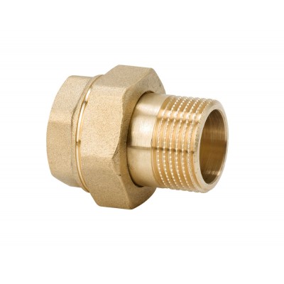 Śrubunek prosty z oringiem 3/8 mosiądz