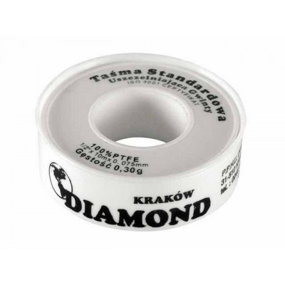 Tasma teflonowa standardowa 10mx12mmx0,075mmx2,25mg/cm2