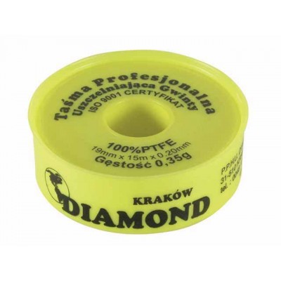 Tasma teflonowa profesjonalna 15mx19mmx0,2mmx7mg/cm2