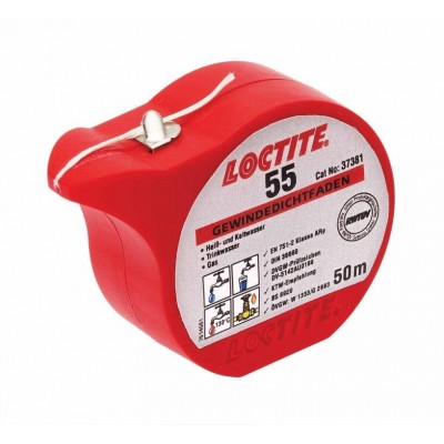 Loctite 55  nić do uszczelniania gwintów 50mb