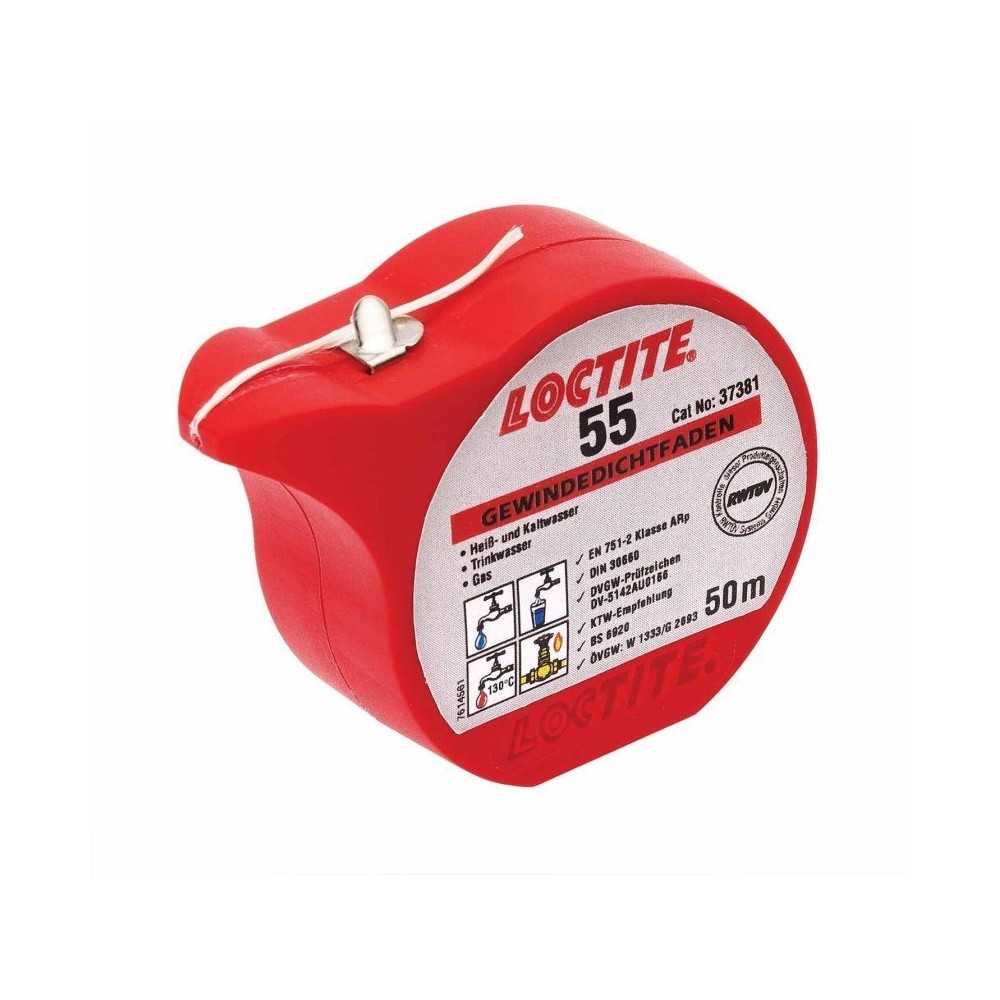 Loctite 55  nić do uszczelniania gwintów 50mb