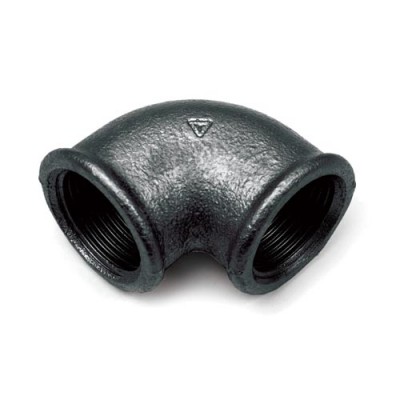 Kolano czarne 1/2 cala DN15