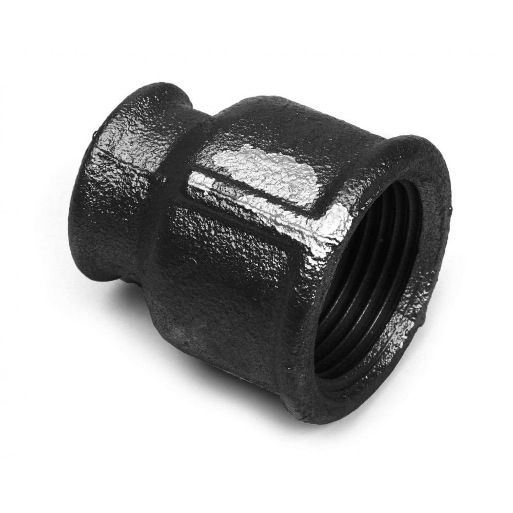 Mufa redukcyjna czarna 6/4 x 1 cal DN40x25