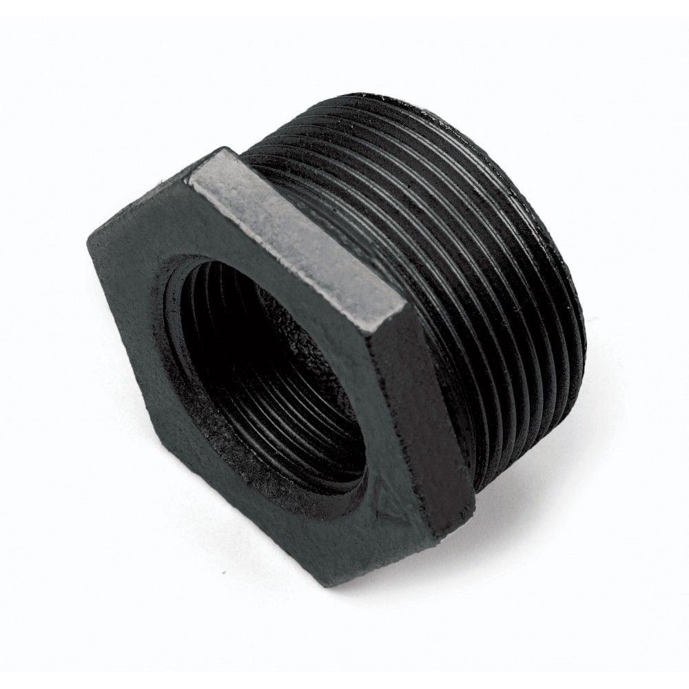 Redukcja czarna 6/4 x 3/4 cala DN40x20