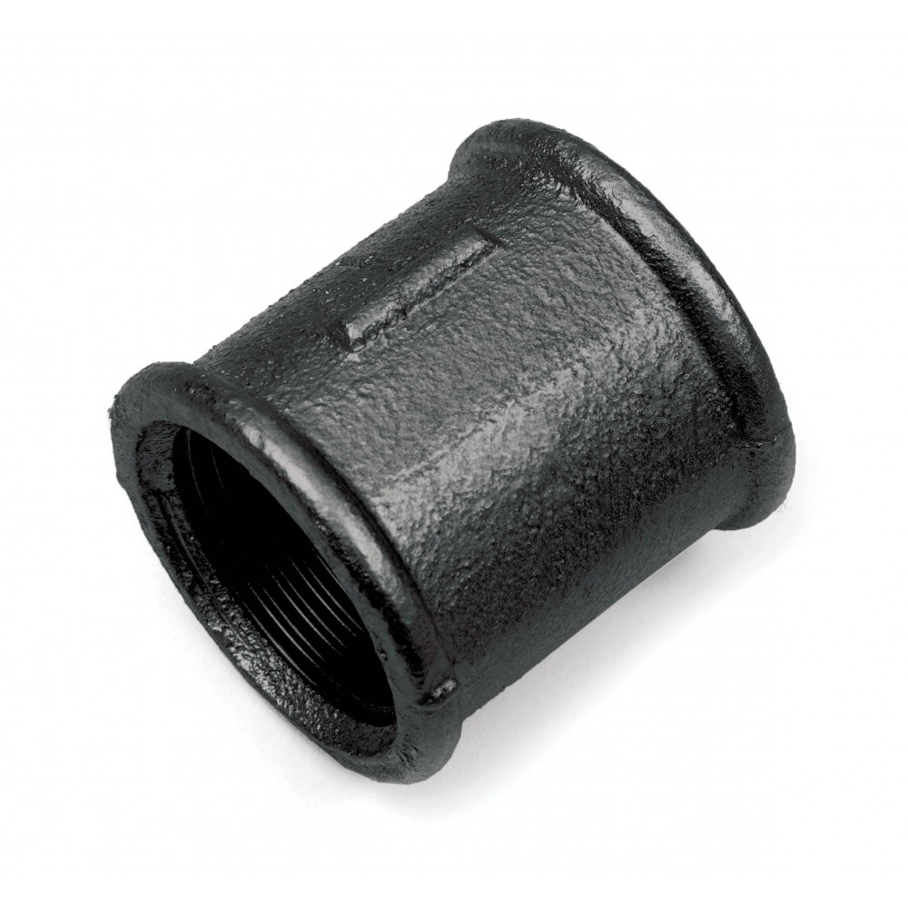 Mufa czarna 1/2 cala DN15