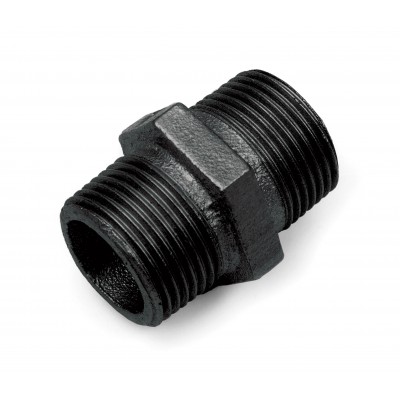 Nypel czarny 1 cal DN25