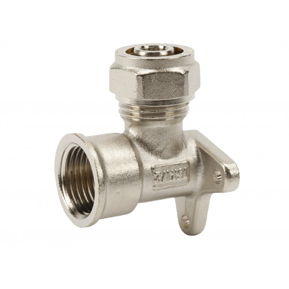 Kolano pex z łapami skęcane 16x1/2