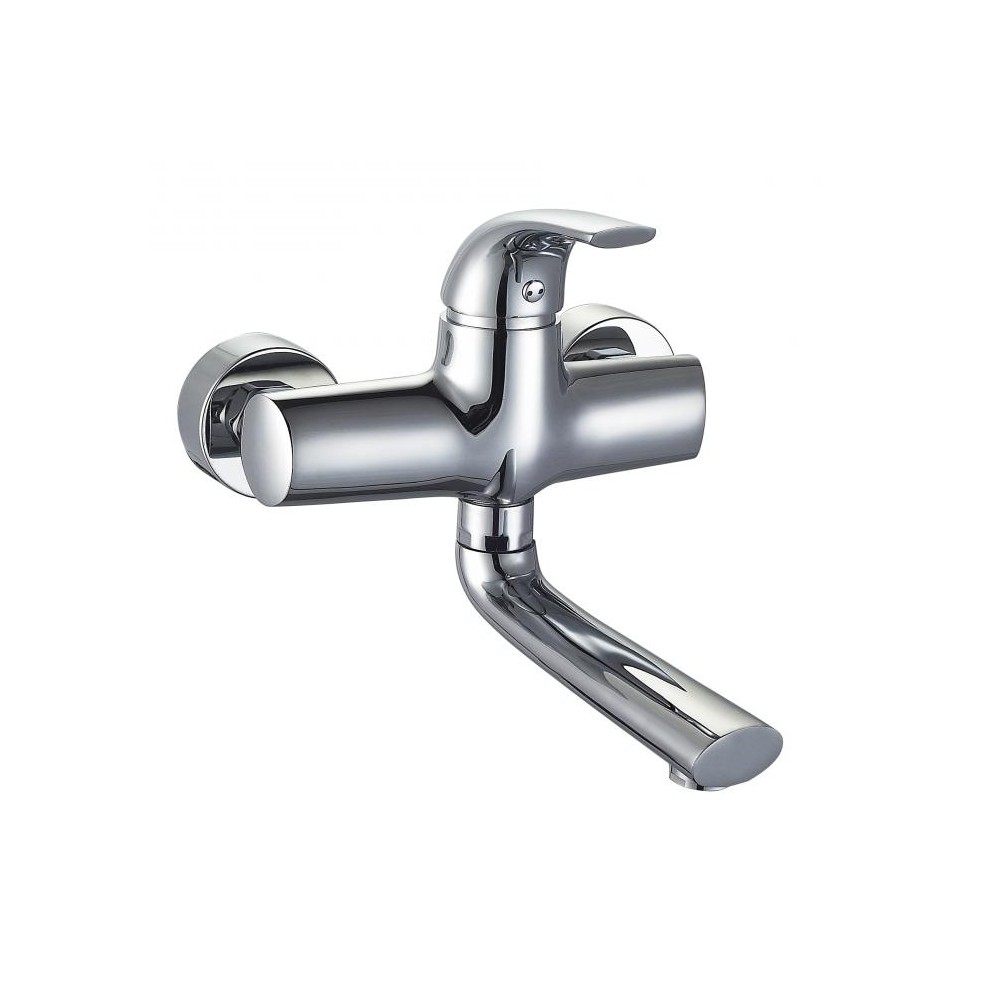 Bateria umywalkowa jednouchwytowa ścienna Ibiza