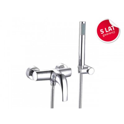 Bateria natryskowa jednouchwytowa ścienna Ibiza