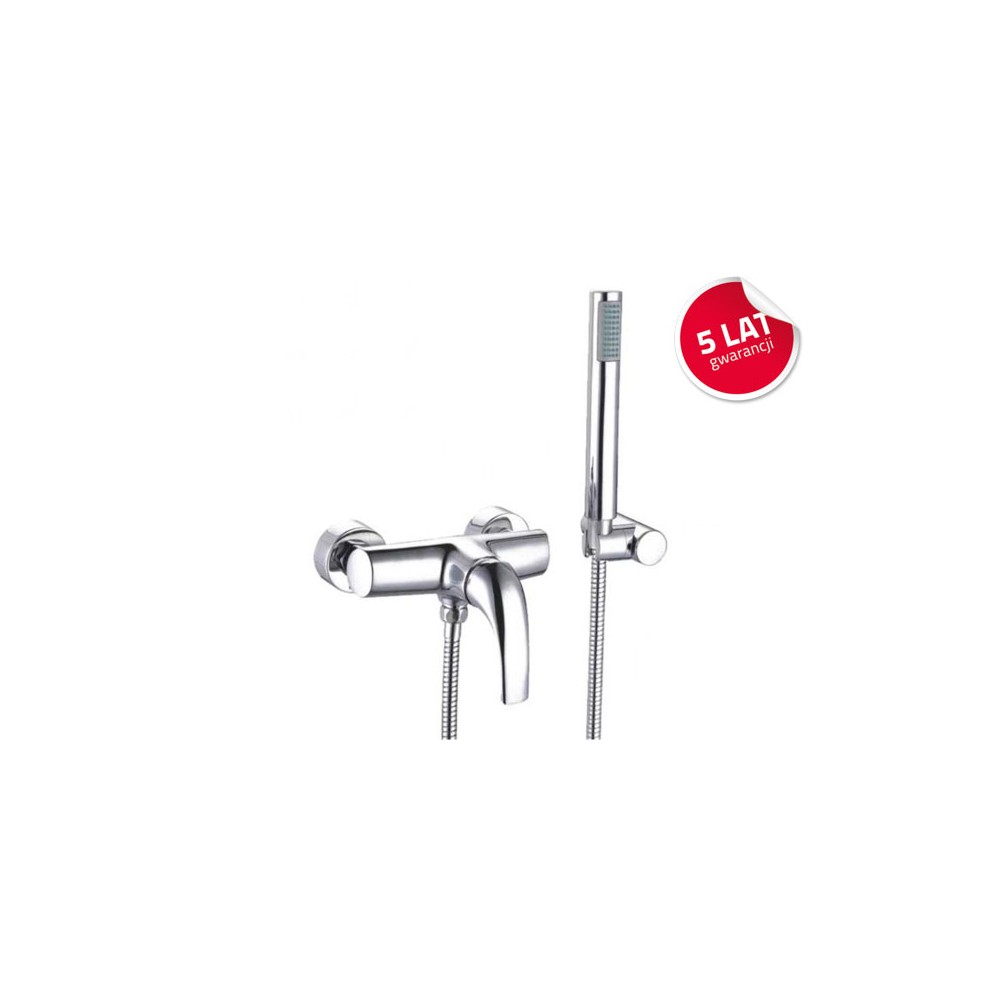Bateria natryskowa jednouchwytowa ścienna Ibiza