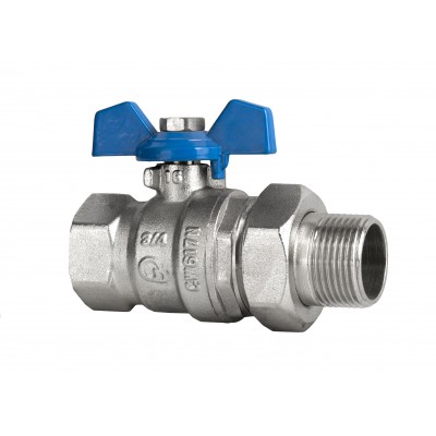 Zawór kulowy z śrubunkiem i dławicą Hiszpan PN30 DN20 3/4 cala