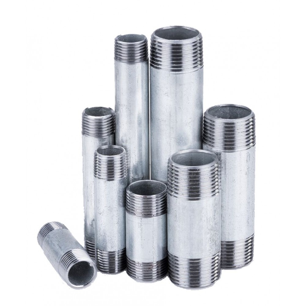 Króciec stalowy ocynkowany gwintowany 1/2 cala L-2000mm