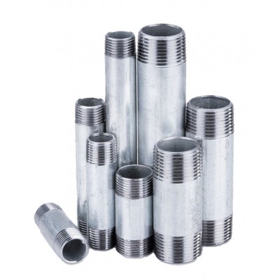 Króciec stalowy ocynkowany gwintowany 3/4 cala L-600mm