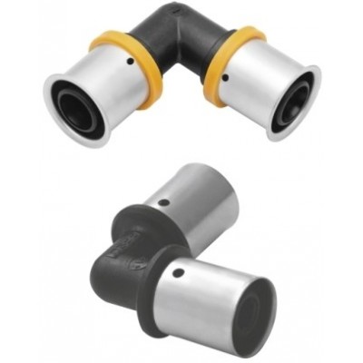 Kolano KAN-therm Press PPSU 20x20 z pierścieniem zaprasowywanym