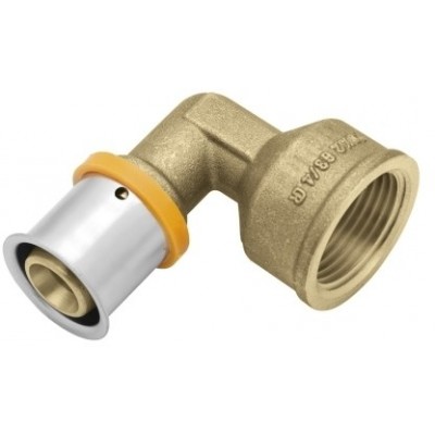 Kolano KAN-therm Press z pierścieniem zaprasowywanym z GW 20xG1/2"