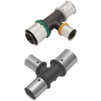 Trójnik KAN-therm Press PPSU z pierścieniem zaprasowywanym 20x20x16