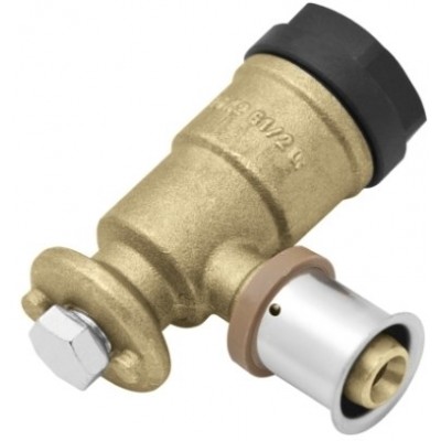 Podejście do baterii KAN-therm Press 16x2 G1/2" wer. długa z (korkiem i śrubką)