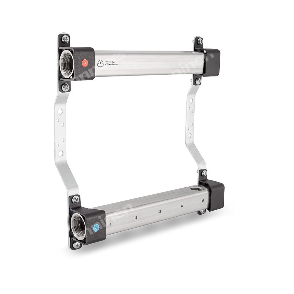 Rozdzielacz InoxFlow bez osprzętu (seria RBB) - 9 obwodów