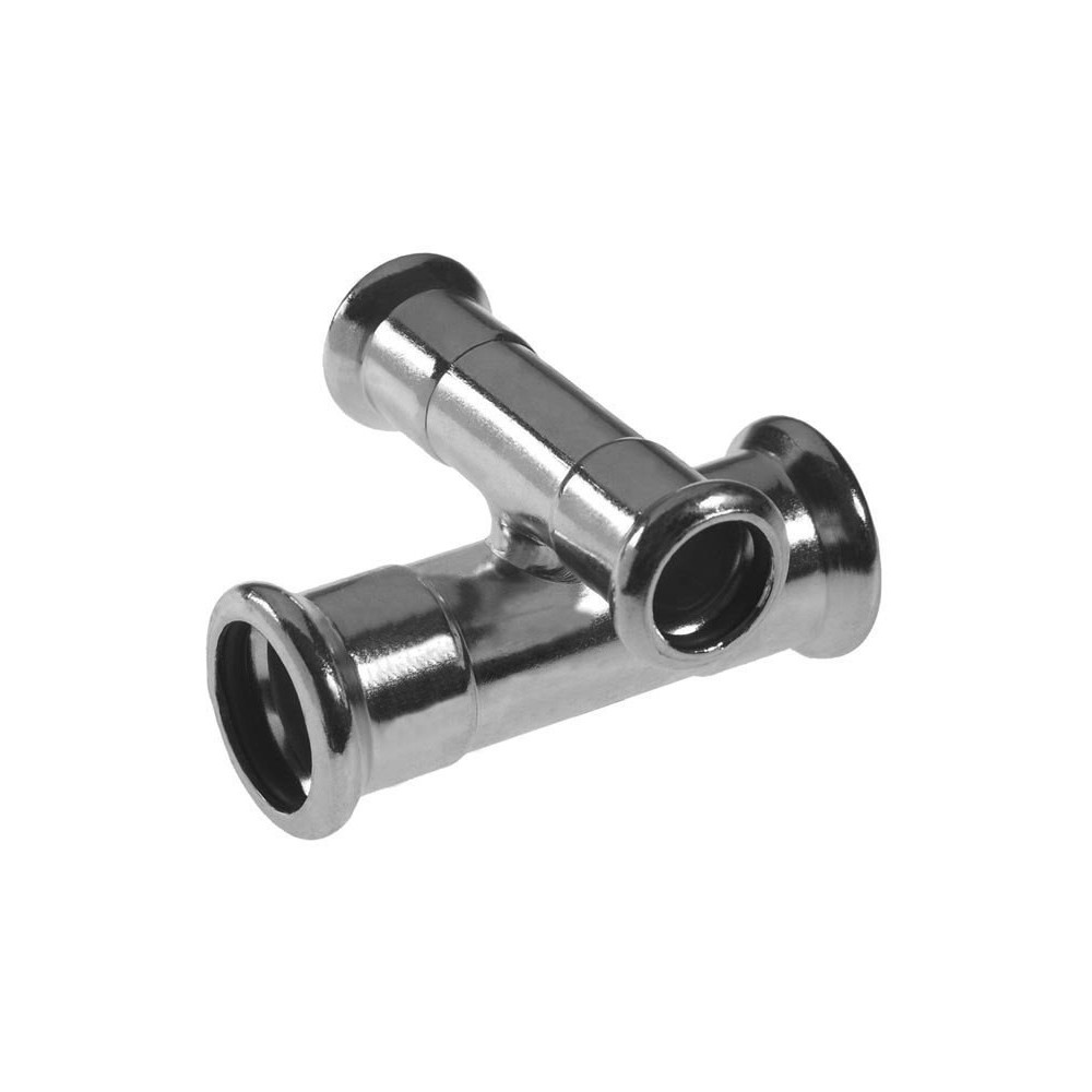 Czwórnik 90 stopni Przelotowy KAN-therm Steel - 18 x 15 x 18 x 15