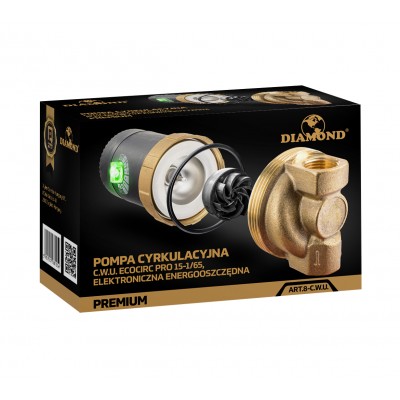 Elektroniczna, energooszczędna pompa cyrkulacyjna Premium 15-6B