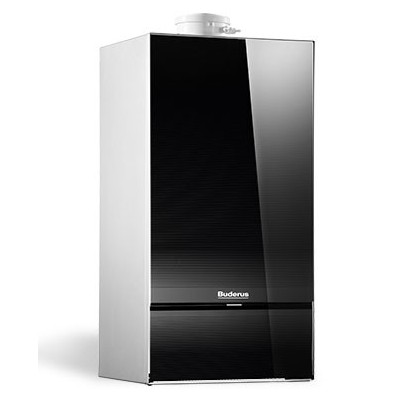 Buderus Logamax Plus GB172i-20H 20KW front:czarny + RC310+FA (czarny) - jednofunkcyjny - wyprzedaż kocioł powystawowy