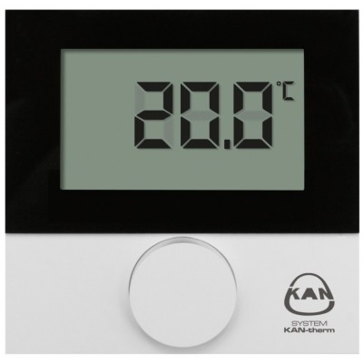 Termostat przewodowy pokojowy z wyścietaczem LCD BASIC+ 230V