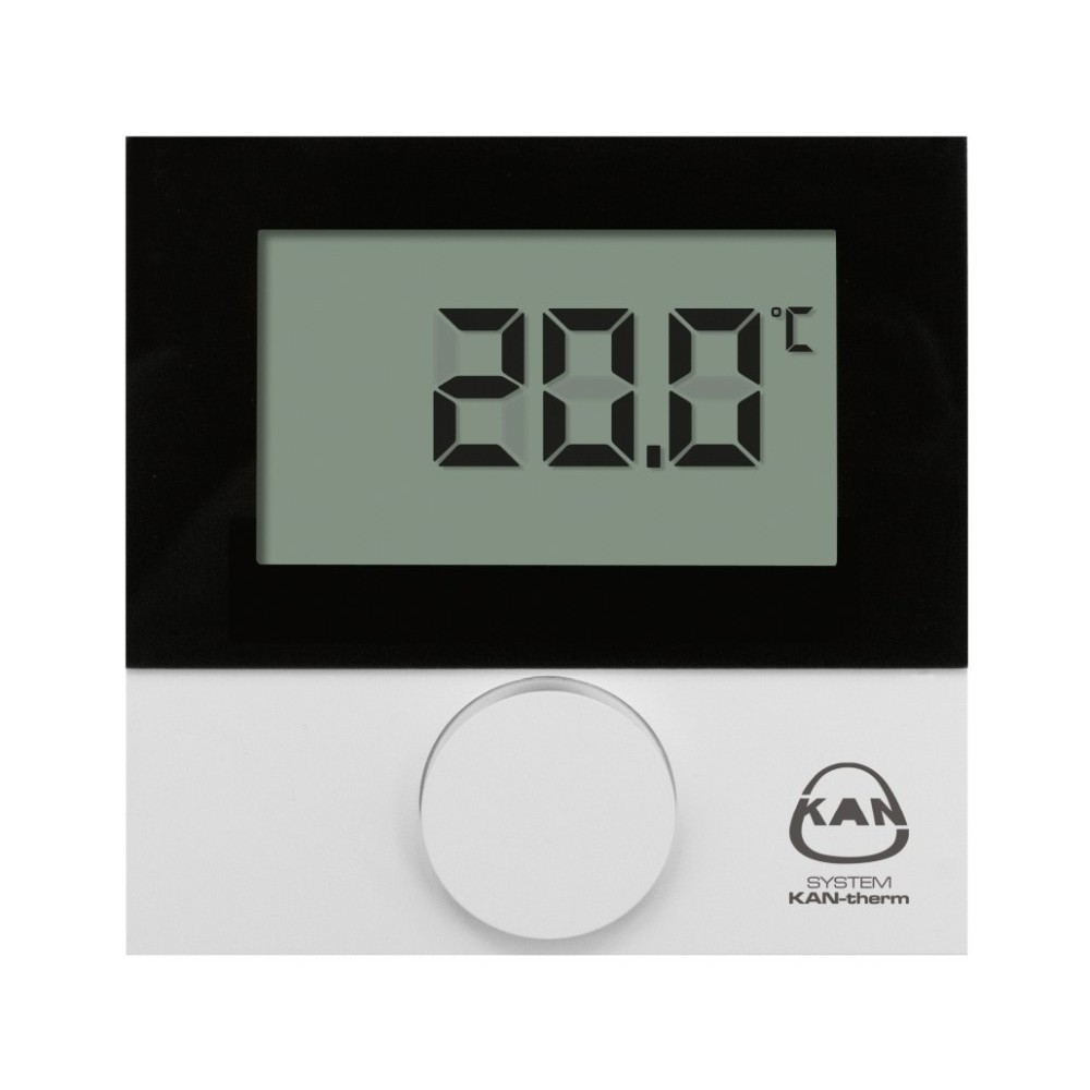 Termostat przewodowy pokojowy z wyścietaczem LCD BASIC+ 230V